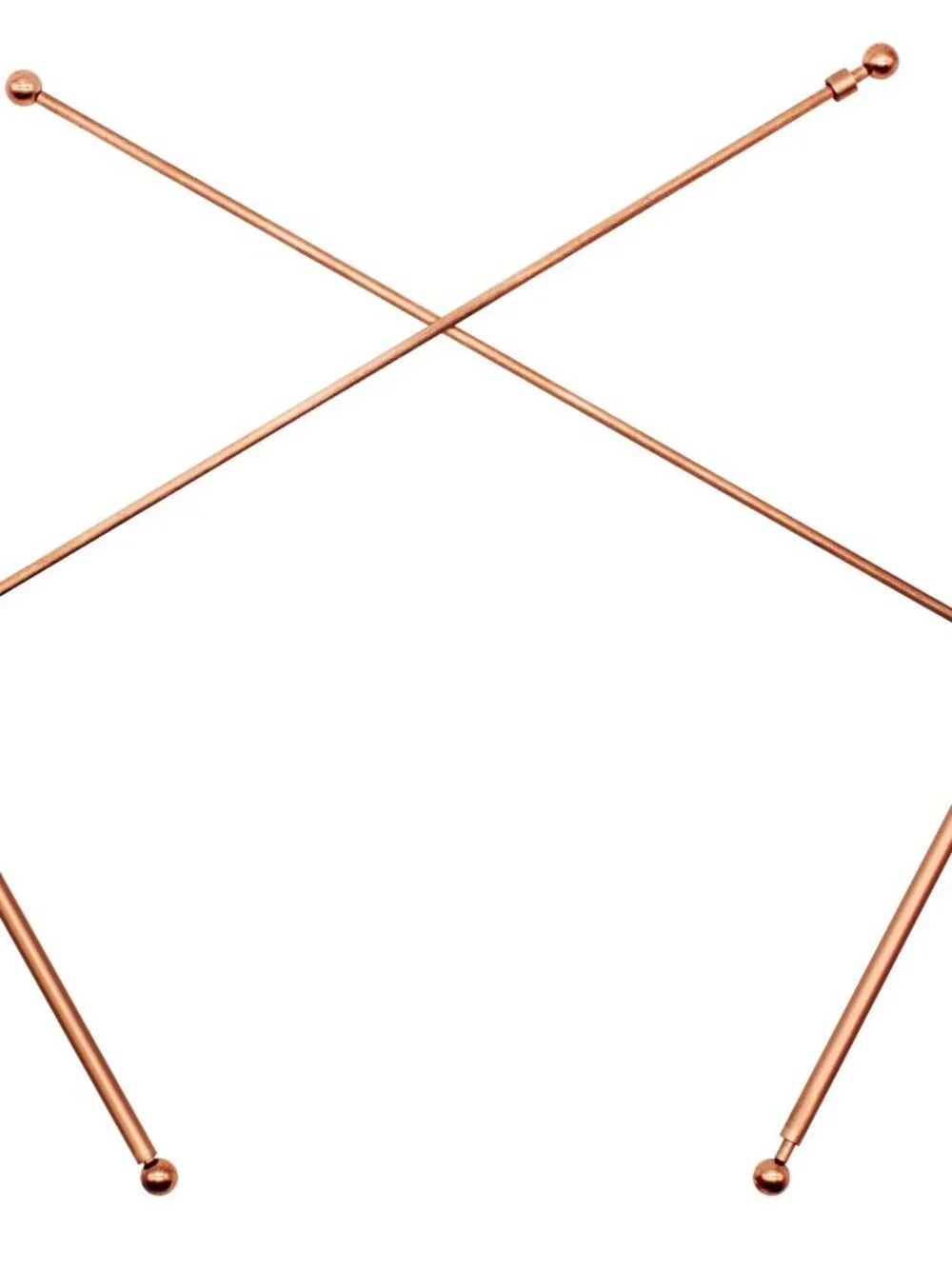 2X 99.9% Copper Dowsing Rod - Divining Rods with Box, Ghost Hunting, Water Divin